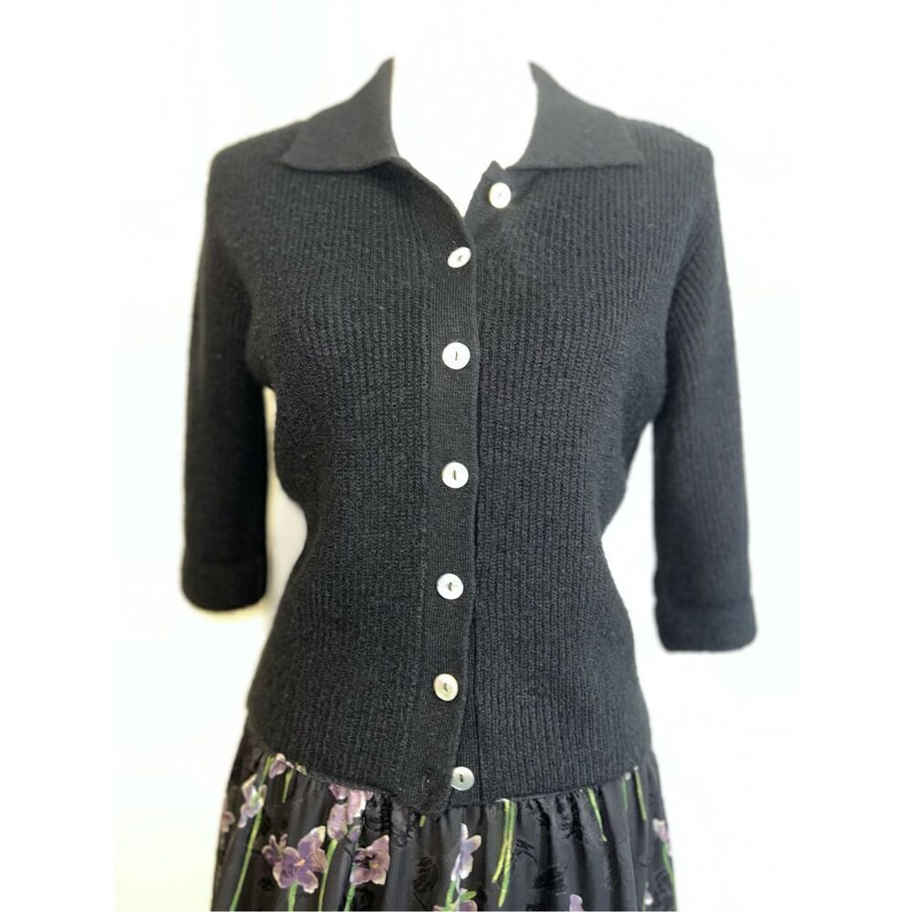 Women’s Black Button Down Cardigan XS